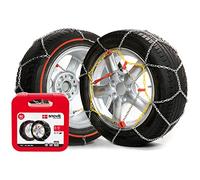 SNOVIT E-9 130. Cadena de Nieve Metálica 9mm Turismo. Certificación TÜV y ÖNORM. Set 2 Uds.