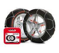 SNOVIT E-9 NEO Talla 120 - Cadena de nieve metálica 9 mm. Turismo. Certificación ÖNORM EN16662-1. Set 2 Uds.