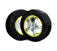 SNOVIT FIX&GO TEX PLUS Talla L - Cadena de nieve textil. Turismo, SUV, 4x4 y furgoneta. Certificación ZT EN-16662-1. Set 2 Uds.