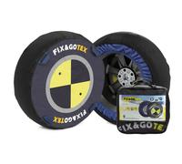 SNOVIT Fix&GO Tex Talla B - Cadena de Nieve Textil. Turismo, SUV, 4X4 y Furgoneta. Certificación ÖNORM EN-16662-1. Set 2 Uds.