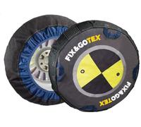 SNOVIT Fix&GO Tex Talla S1 - Cadena de Nieve Textil. Turismo, SUV, 4X4 y Furgoneta. Certificación ÖNORM EN-16662-1. Set 2 Uds.
