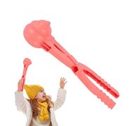 Snow Ball Maker Clips - Funny Poop Shaped Snowball Clamp | Winter Sand Mold Cartoon Stool Shaped Toy, Easy Portable Snowball Maker Tool for Kids, Adults, Outdoor Play, Durable PP Material