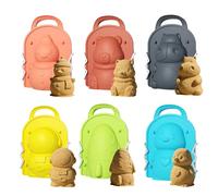 Snow Ball Mold Set, 6 Pieces Cute Fun Clip Toys, Creative Snow Play Kit for Games, Making Fighting Snowballs, Beach Sand Play, Christmas Winter Family Activities, Durable Mold Tool