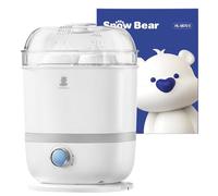 Snow Bear Esterilizador y secadora de biberones, esterilizador eléctrico 6 en 1 para biberones y chupetes, piezas de extractor de leche, gran capacidad, 13 botellas, secado rápido, fácil de limpiar