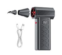 Snow Blower for Car - 6-Gear Adjustable Dryer Fan, Hand Held Mini Turbine Snow Blower with Safety Hammer for Dust Drying and Dehumidifying | Portable Fan for Windshield Window Keyboard Stair Cleaning