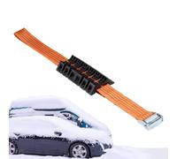 Snow Chain For Tires | Tire Grabber Car Snow Chain | Anti Skid Tire Traction Device | Tires Chains Recovery Strap, Survival Tools For Cars & Small SUVs