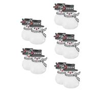 Snow Christmas Holiday Brooch Lapel Sweater Snowman Pin Chirstams Pins Snowflake Snownman Necklace Alloy