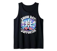 Snow Day Supporter Funny Winter Weather Broma Copo de Nieve Camiseta sin Mangas