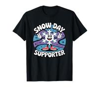 Snow Day Supporter Funny Winter Weather Humor Copo de Nieve Camiseta