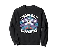 Snow Day Supporter Funny Winter Weather Humor Copo de Nieve Sudadera