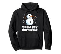 Snow Day Supporter Snowflake Teacher Christmas Winter Season Sudadera con Capucha