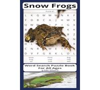 Snow Frogs Word Search Puzzle: Word Search Puzzle Book about Snow Frogs|6x9",110 pages, 55 puzzles