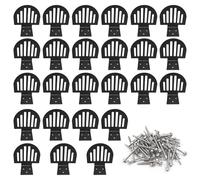 Snow Guards for Metal Roofs | 25pcs Standing Seam Ice Stopper Clips | Winter Roofing Protection Devices Prevent Snow Sliding and Ice Dams Perfect for Home Cabin Barn Garage 3.3 Inches Metal