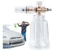 Snow Lance - Cañón de espuma, lanzadores de espuma, herramienta de limpieza de seguridad para el hogar, rociador de equipo de coche, pulverizador ajustable, recipiente atomizador para accesorios de