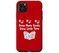 Snow Many Books Snow Little Time Reading Christmas Book Club Carcasa para iPhone 11 Pro MAX