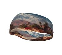 Snow Mountain Highway - Diadema deportiva para el sudor, absorbe el sudor, elástica, a la moda, transpirable, ligera, plegable