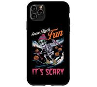 Snow Much Fun Its Scary Esqueleto esquiando Amante Carcasa para iPhone 11 Pro MAX