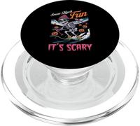 Snow Much Fun Its Scary Esqueleto esquiando Amante PopSockets PopGrip para MagSafe