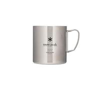 Snow Peak 450 - Taza de acero inoxidable al vacío (doble pared, 450)