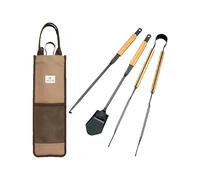 Snow Peak - Cocina - Fire Tool Set Pro. - Beige Beige one size