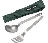 Snow Peak Fork & Spoon Set - Cubiertos camping - gris 2015
