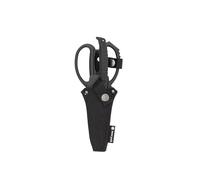 SNOW PEAK Juego de tijeras y cuchillos de cocina para camping, senderismo, pesca, color negro