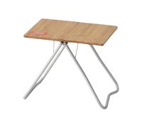 Snow Peak - Mesas y sillas de camping - My Table Bamboo Top de Aluminio - Beige Beige one size