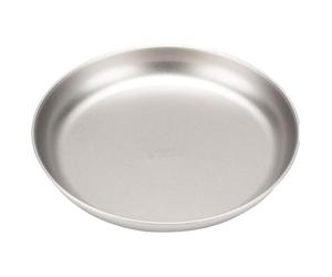 Snow Peak Plato de titanio para trekking, ultraligero para mochileros, camping, senderismo y uso diario