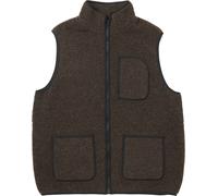 Snow Peak - Recycled Wool Boa Vest Dark Brown de Lana - Talla L - Marrón Marrón L