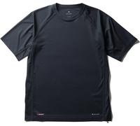Snow Peak - Ropa de senderismo - Polartec Power Dry T-Shirt Black - Talla M - Negro Negro M