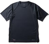 Snow Peak - Ropa de senderismo - Polartec Power Dry T-Shirt Black - Talla S - Negro Negro S