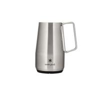Snow Peak Shimo Stein 700 - Taza de cerveza aislada de acero inoxidable, titanio