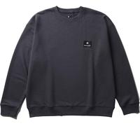 Snow Peak - Sudaderas - NSD Square Logo Pullover Charcoal de Algodón - Talla S - Gris Gris S
