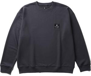 Snow Peak - Sudaderas - NSD Square Logo Pullover Charcoal de Algodón - Talla S - Gris Gris S