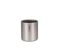 Snow Peak Taza apilable de titanio de doble pared H300