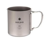 Snow Peak Taza de titanio de una sola pared 450, MG-143