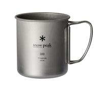 Snow Peak Taza de titanio de una sola pared (MG-142), color gris