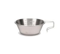 Snow Peak Taza de titanio para mochileros, plateada, ligera, japonesa, apilable para acampar y al aire libre