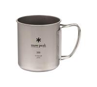 Snow Peak Taza de titanio de una sola pared (MG-142), color gris