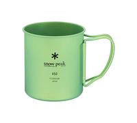 Snow Peak - Titanium Single Wall 450 Mug Green de Titanio - Verde Verde one size