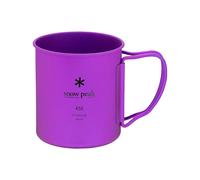 Snow Peak - Titanium Single Wall 450 Mug Purple de Titanio - Púrpura Púrpura one size