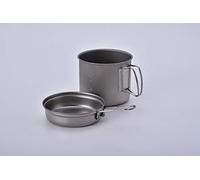 Snow Peak Trek 900 Titanium Cookset Olla y Sartén SCS-008T IMPORTACIÓN DE JAPÓN