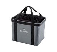 Snow Peak UG-080 - Funda de Transporte Multiusos Unisex, Nailon, contenedor de Engranajes, Camping, diseñado en Japón, Color Gris, 31 x 27 x 38 cm