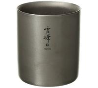 Snow Peak Unisex Seppou Taza Apilable H200 Titanio Talla Única Importación de...