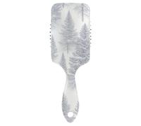 Snow Pinetree - Cepillo suave de invierno para hombres masajeador de cabeza para cabello largo con mango ergonómico para pelo rizado