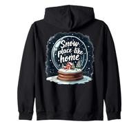 Snow Place Like Home Christmas Globe Cozy Winter Sudadera con Capucha