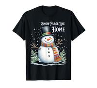 Snow Place Like Home Snowman Camiseta