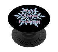 Snow Queen Energy Fierce Queer Holiday Pride PopSockets PopGrip Adhesivo