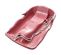 Snow Sled - 66x30.5cm PE Kids Snowboard Seat Pull Rope Sledding Toy