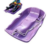 Snow Sled for Kids - Kids Sled |2 Person Ground Sliding Gear with Pull Rope